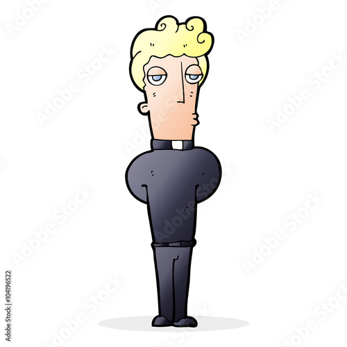Vettoriale Stock cartoon priest | Adobe Stock