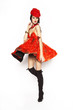 © EVGENY FREEONE - Woman in red dress