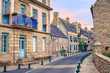 © Boris Stroujko - Stone houses on a street in Roscoff, Brittany, France