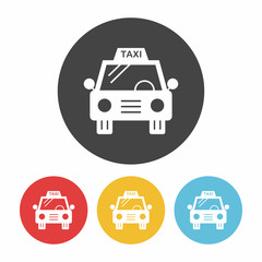 Poster - taxi icon