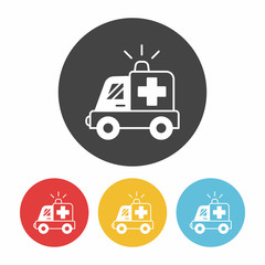 Canvas Print - ambulance icon