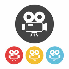 Sticker - video camera icon