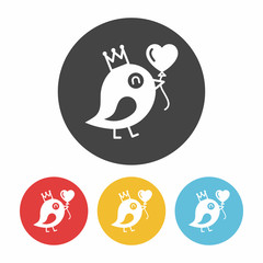 Poster - lover birds icon