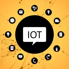 Poster - composite image of internet of things