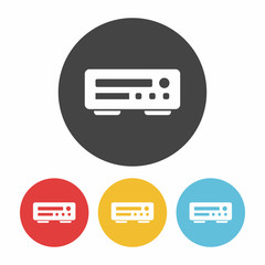 Canvas Print - DVD player icon