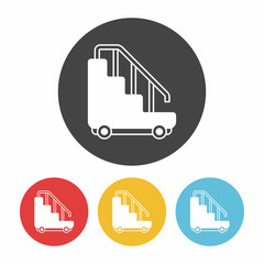 Sticker - Airport stairs icon