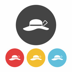 Poster - Sun hat icon