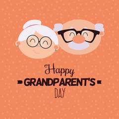 Wall Mural - Happy Grandparents day