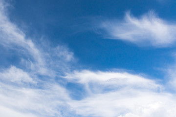 Wall Mural - clouds in blue sky