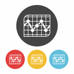 Canvas Print - Information chart icon