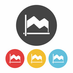 Canvas Print - Information chart icon