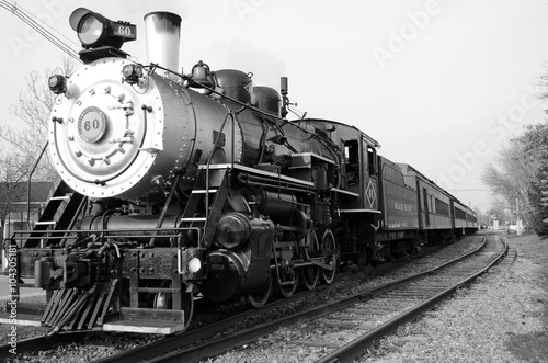 The Steam engine Canvas Print