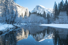 Haft Dome Yosemite Reflection