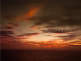 Fototapeta  - Sunset over the ocean