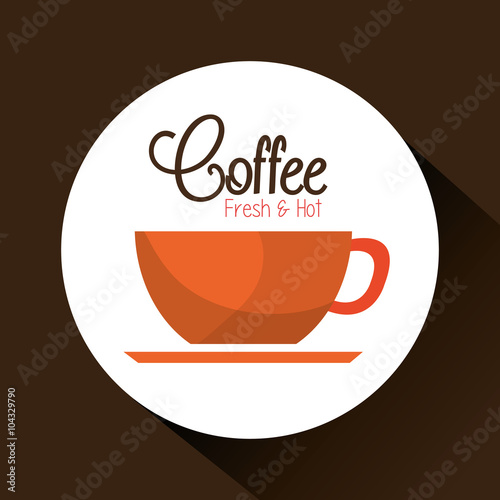 Naklejka na meble delicious coffee design 