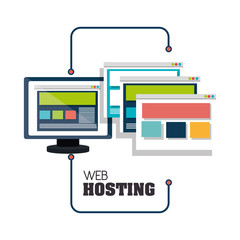 Poster - web hosting design 