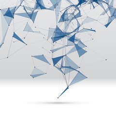 Aufkleber - Abstract background with dotted grid