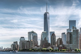 Fototapeta  - Skyline of lower Manhattan of New York City with World Trade Center