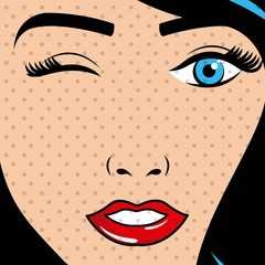 Canvas Print - pop art design 