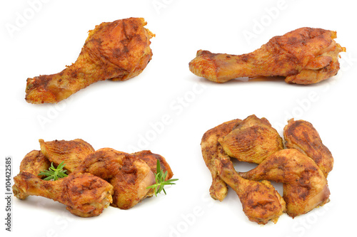 Naklejka dekoracyjna mięso z kurczaka pieczone
