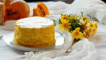 Carrot Cake With Mascarpone Cream