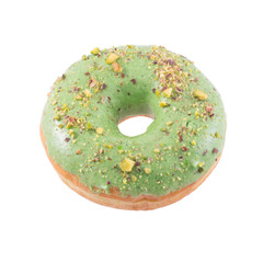 Pistachio green donut