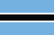 Botswana flag.