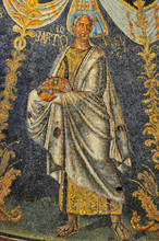Ancient Byzantine Mosaic Of The Apostle Bartholomew