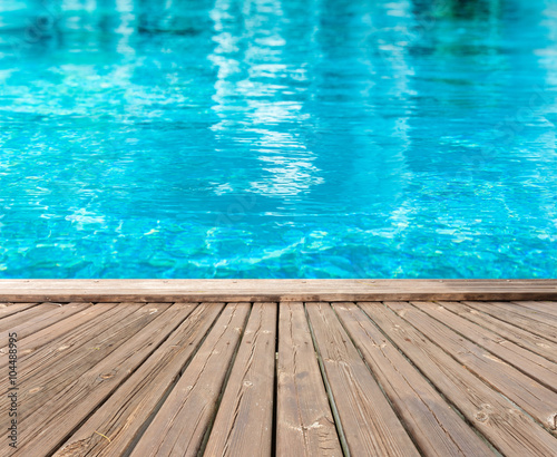 Margelle Et Plage De Piscine En Vieux Bois Buy This Stock