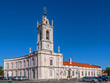 Queluz, Portugal - September, 2015: Dona Maria I Historical Hotel in Queluz, Lisbon (Portugal). This luxury hotel is built in the former Royal Guard Headquarters.