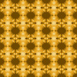 © eugenius777 - Decorative seamless pattern of golden geometrical elements on dark brown background