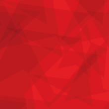 Red Star Polygon Background