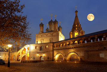 Wall Mural - Krutitsy Metochion of Russian Orthodox Church, established in late 13th century. Moscow, Russia