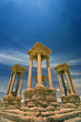 Syria. Palmyra (Tadmor). The Tetrapylon. This site is on UNESCO World Heritage List
