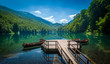 Biogradsko lake landscape, Montenegro