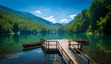 Fototapeta  - Biogradsko lake landscape, Montenegro