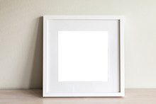 White Square Frame Mockup