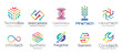 Technology Logo Design Set V.1