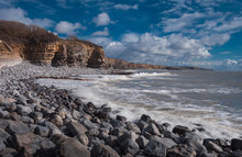 St Donuts Bay On The South Wales Heritage Coast Near Llantwit Major