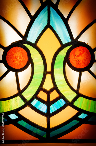 Plakat na zamówienie Stained glass detail