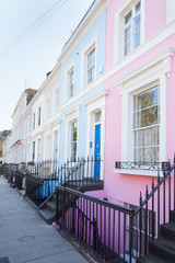 Wall Mural - Colorful English houses facades