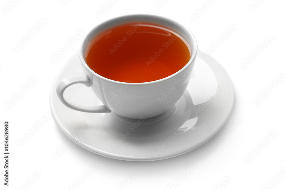 Cup of tea, isolated on white