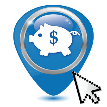 coin box dollar icon