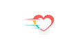 speed heart logo