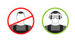 © Miny - Warning sign on the use of personal protective equipment