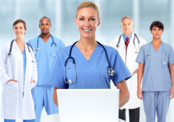 Poster - Group of medical doctors.