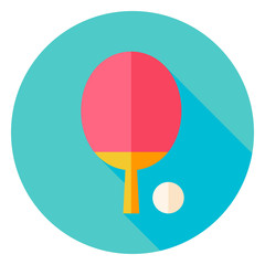 Sticker - Ping Pong Circle Icon