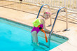 © Richard Semik - little girl at swimming pool