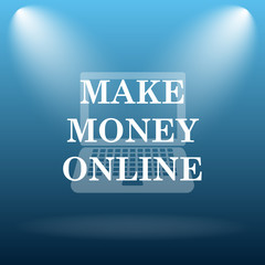 Poster - Make money online icon