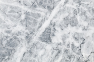 Poster - Natural black and white marble texture